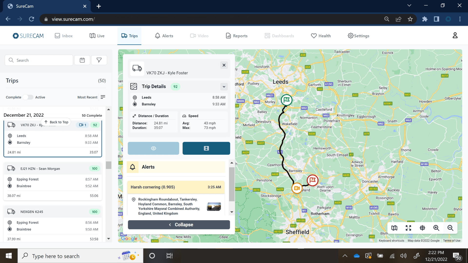 Online Dashcam Platform Management | SureCam